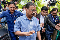 | Photo: PTI/Atul Yadav : AAP National Convener Arvind Kejriwal arrives at the Delhi High Court to appear in connection with the liquor scam case, in New Delhi.