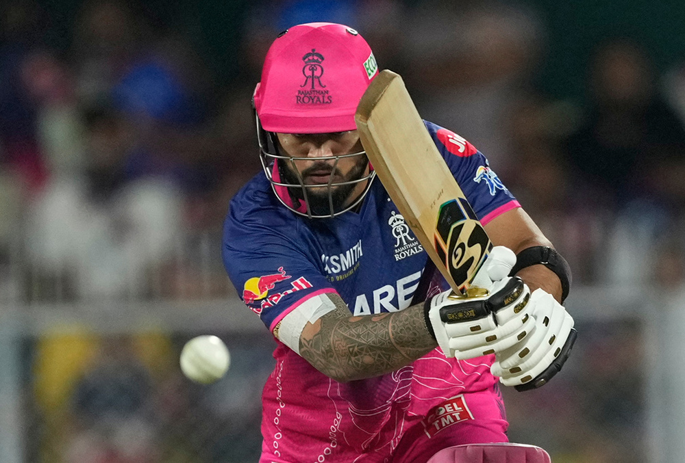 RR vs MI Indian Premier League match photos- Riyan Parag