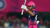RR Vs MI, IPL 2026: Yashasvi Jaiswal Brings Up Second Consecutive Half-Century AP Photo : Rajasthan Royals' Yashasvi Jaiswal celebrates his fifty runs during the Indian Premier League cricket match between Mumbai Indians and Rajasthan Royals in Guwahati, India, Tuesday, April 7, 2026.