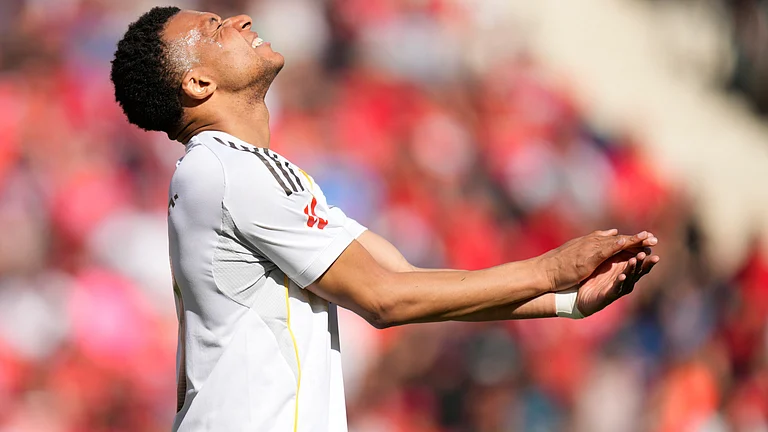 Real Madrid's Kylian Mbappe reacts during a La Liga soccer match between Mallorca and Real Madrid in Palma de Mallorca, Spain, Saturday, April 4, 2026. - | Photo: AP/Jose Breton