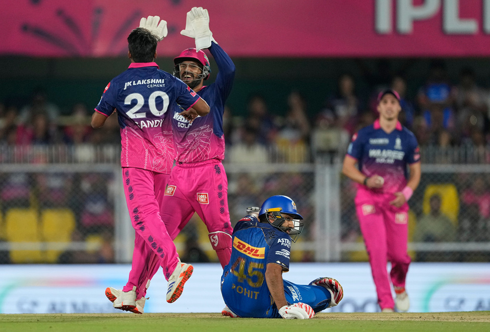 RR vs MI Indian Premier League match photos- Sandeep Sharma