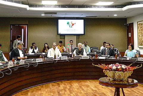 External Affairs Minister S. Jaishankar chairs a Consultative Committee meeting on India-Africa ties, at MEA, in New Delhi. 