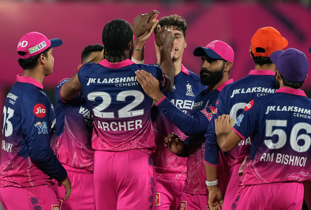 RR vs MI Indian Premier League match photos- Nandre Burger