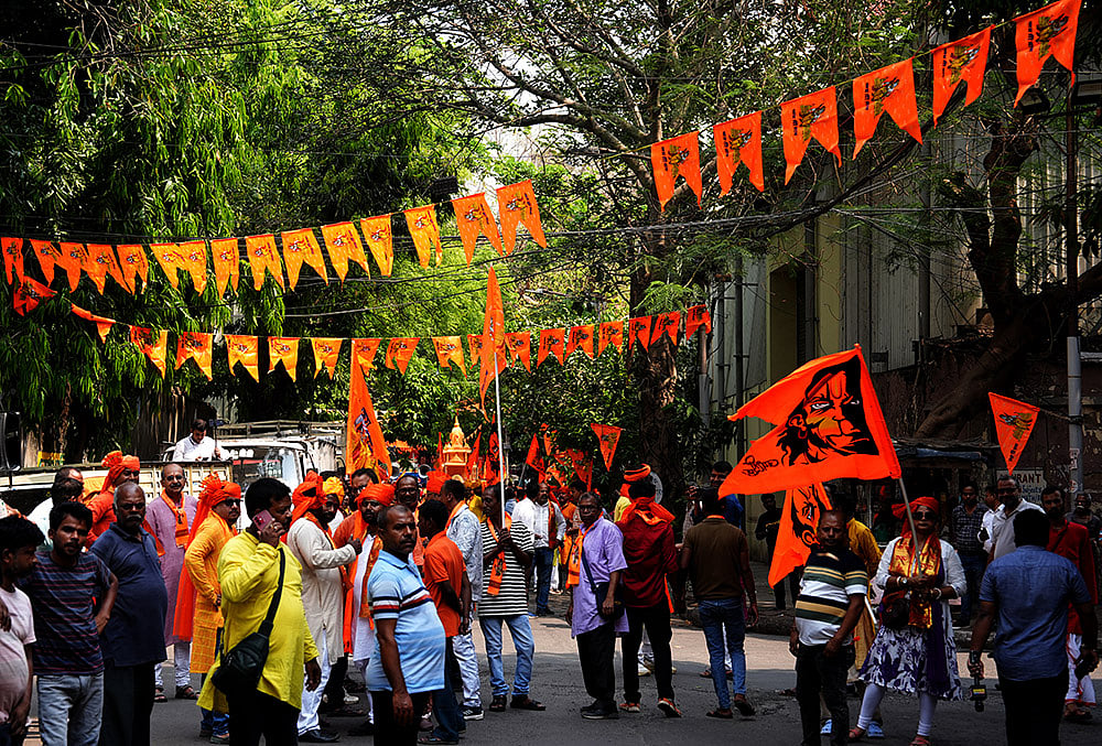 Ramnavami sobhaa yatra at Bhabanipur