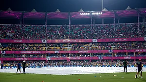 IPL/X : Guwahati's Barsapara Stadium under covers.