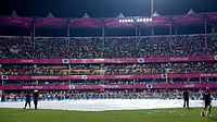IPL/X : Guwahati's Barsapara Stadium under covers. 