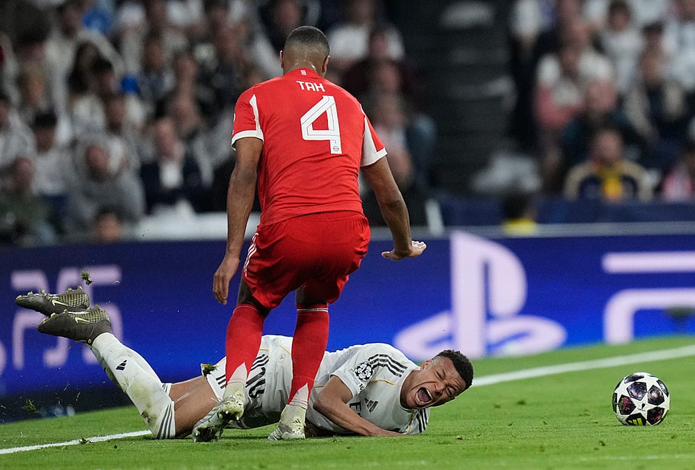 Real Madrid Vs Bayern Munich UCL Quarter-final match-Kylian Mbappe