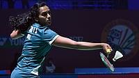 BAI_Media/X : PV Sindhu defeated Malaysia’s Wong Ling Ching to enter next round of Badminton Asia Championships 2026. 