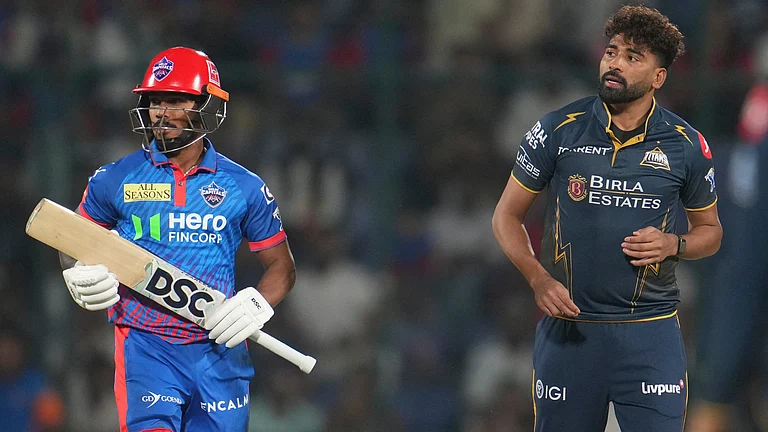DC vs GT LIVE Score, IPL 2026: DC have started well in the run chase. - Manish Swarup/AP