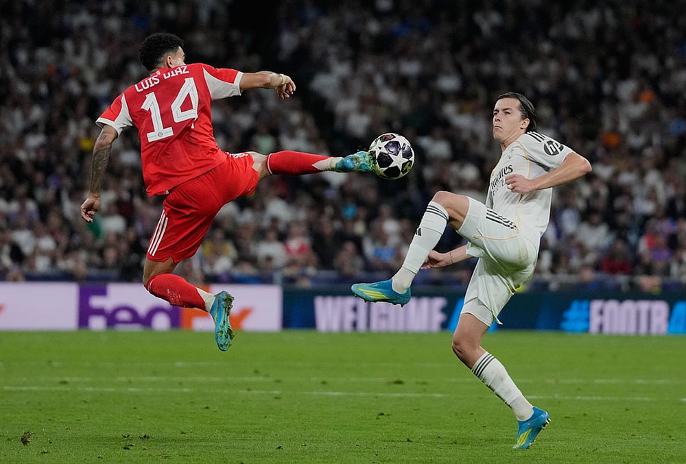 Real Madrid Vs Bayern Munich UCL Quarter-final match-Alvaro Carreras