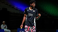 BAI_Media/X : Ayush Shetty starts Badminton Asia Championships 2026 campaign with victory. 