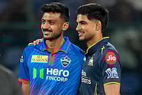 DC Vs GT, IPL 2026: See Best Photos From Indian Premier League Match 14 At Delhi's Arun Jaitley Stadium | Photo: PTI/Salman Ali : Delhi Capitals' captain Axar Patel, left, and Gujarat Titans' captain Shubman Gill during toss ahead of an Indian Premier League (IPL) 2026 T20 cricket match between Delhi Capitals and Gujarat Titans, at Arun Jaitley Stadium, in New Delhi.