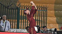 HHKingsmen/X : Hyderabad Kingsmen captain Marnus Labuschagne scalping a catch near boundary line during PSL 2026. 