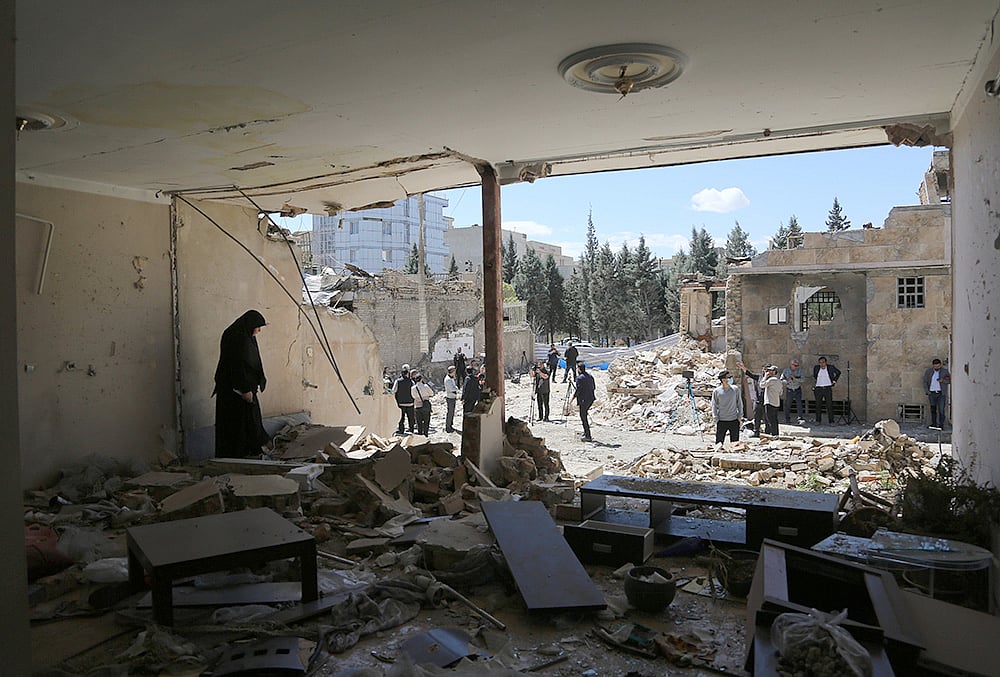 Iran destruction images