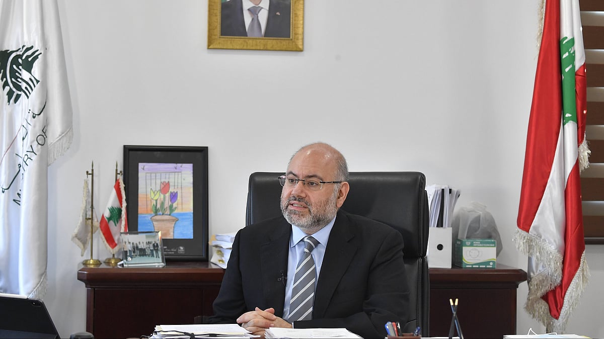BEIRUT, LEBANON - NOVEMBER 24: Former Lebanese Minister of Public Health Firass Abiad speaks during an exclusive interview with Anadolu Agency in Beirut, Lebanon on November 24, 2021 | Rep Image

 - Source: IMAGO / Anadolu Agency
