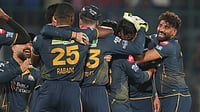 IPL Dispatch: Delhi Serves Up Rain-Free Thriller; Teams Reportedly Notified Of New Benched Player Rule AP/Manish Swarup : Gujarat Titans' players celebrate after they won the Indian Premier League match against Delhi Capitals in New Delhi.
