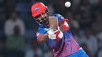 DC Vs GT, IPL 2026: KL Rahul's Valiant Near-Hundred Goes In Vain As Titans Win Last-Ball Thriller AP/Manish Swarup : KL Rahul plays a shot during the Indian Premier League match between Delhi Capitals and Gujarat Titans in New Delhi.