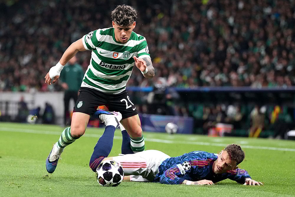 Champions League Soccer Match: Sporting CP vs Arsenal