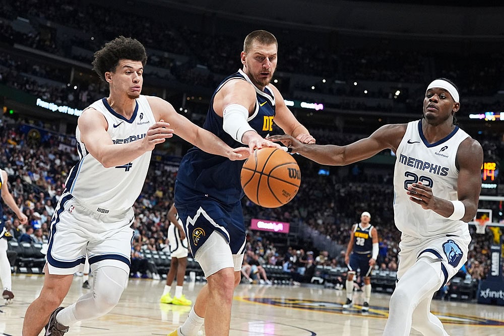 NBA Basketball: Memphis Grizzlies vs Denver Nuggets