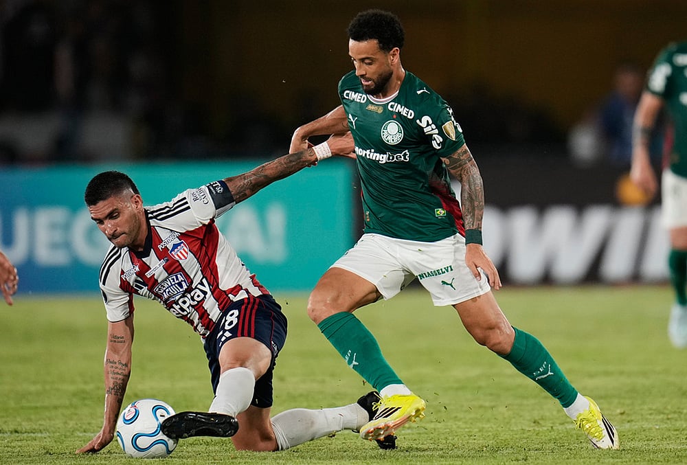 Copa Libertadores Palmeiras vs Junior FC Soccer photos-Guillermom Celis