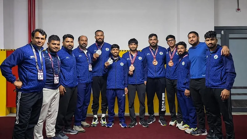 India At Asian Wrestling Championships 2026 Greco-Roman Nitesh Siwach Results