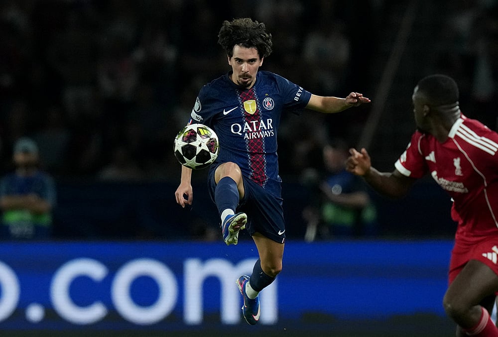 Paris Saint-Germain vs Liverpool Champions League quarterfinal match-PSGs Vitinha