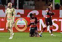 Copa Libertadores 2026: Flamengo Start Title Defence Win Easy Win; Mirassol Beat Lanus | Photo: AP/Martin Mejia : Evertton Araujo of Brazil's Flamengo, center, celebrates after defeating Peru's Cusco FC at the end of a Copa Libertadores Group A soccer match in Cuzco, Peru.