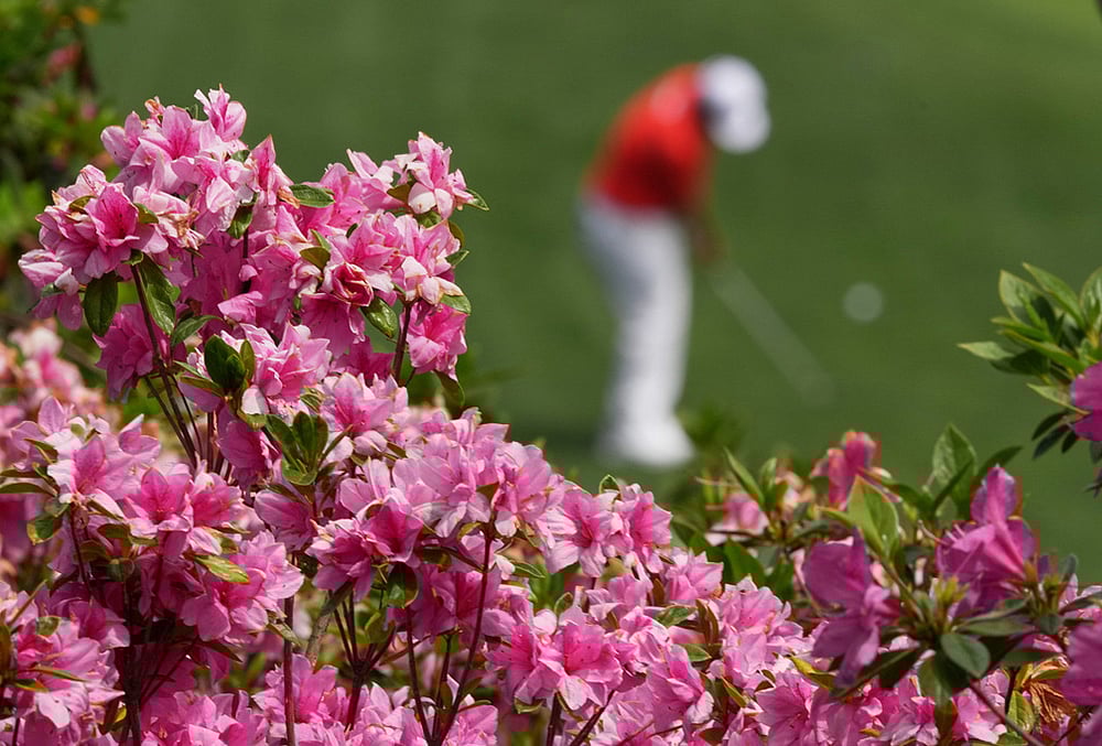 Masters golf tournament Practice round photos-Sungjae Im