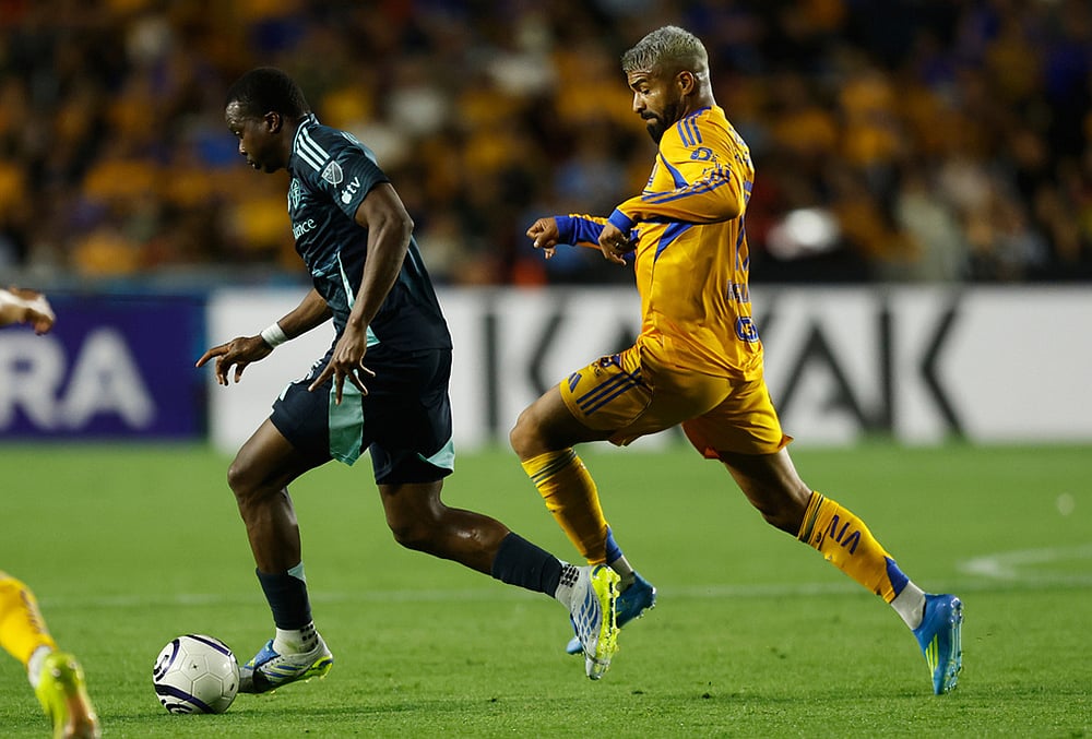 Tigres UANL Vs Seattle Sounders Concacaf champions cup 2026 quarter-final-Nouhou Tolo