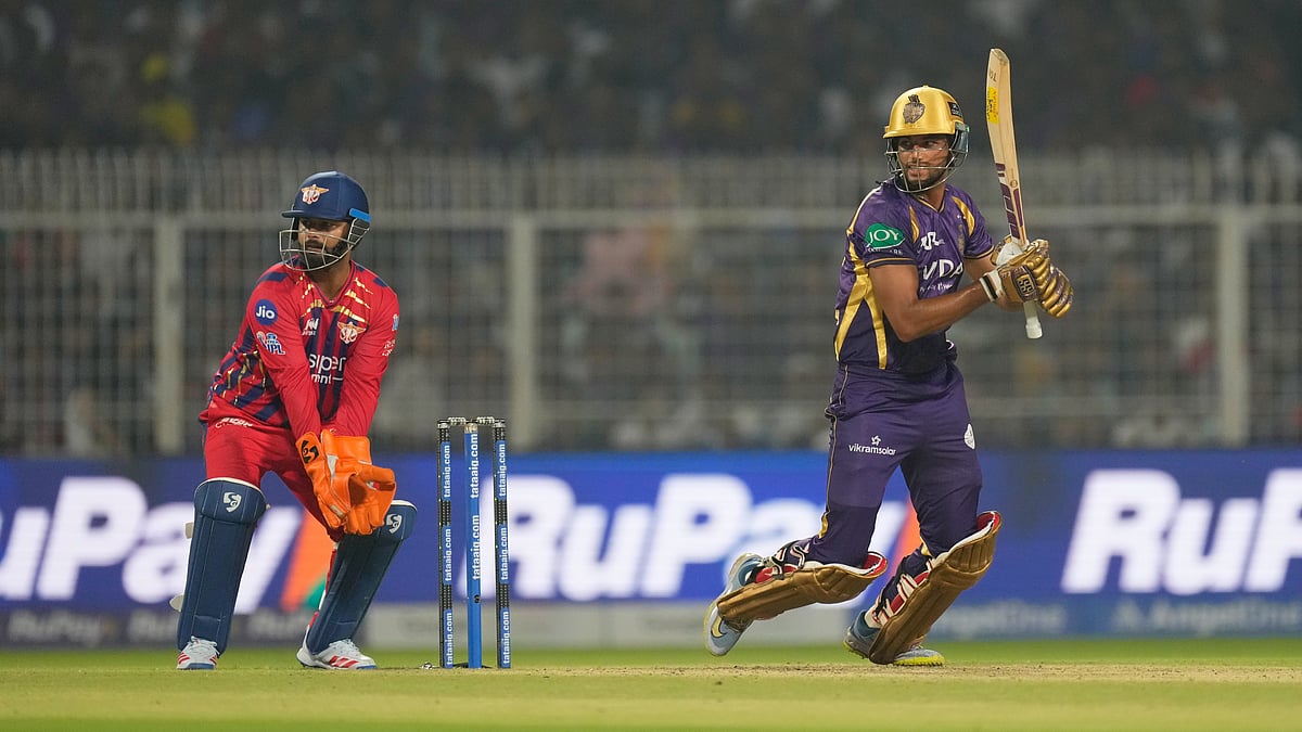 IPL 2026 KKR vs LSG Live Score: Kolkata Knight Riders take on Lucknow Super Giants in the IPL 2026 match at Eden Gardens. - AP/Bikas Das