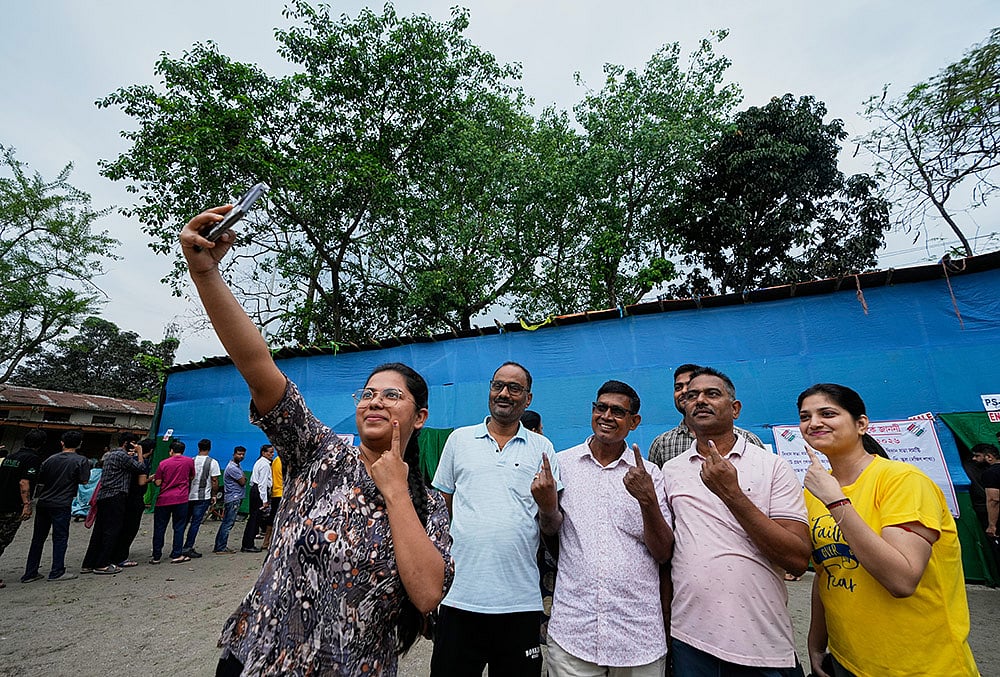 Assembly elections voting in Guwahati