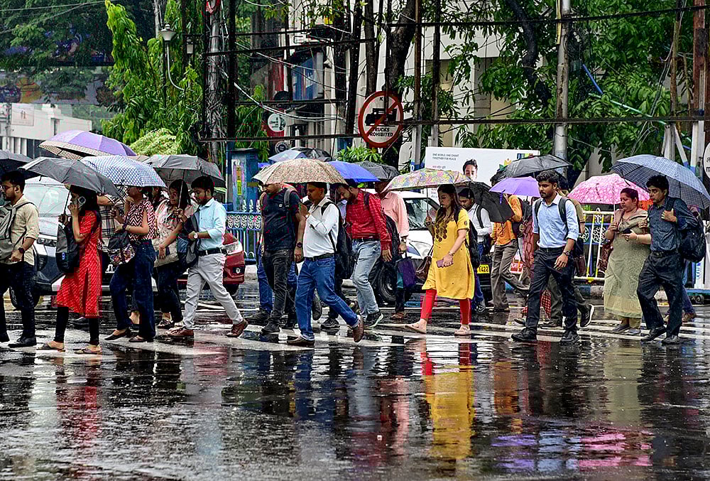 Weather: Rainfall in Kolkata