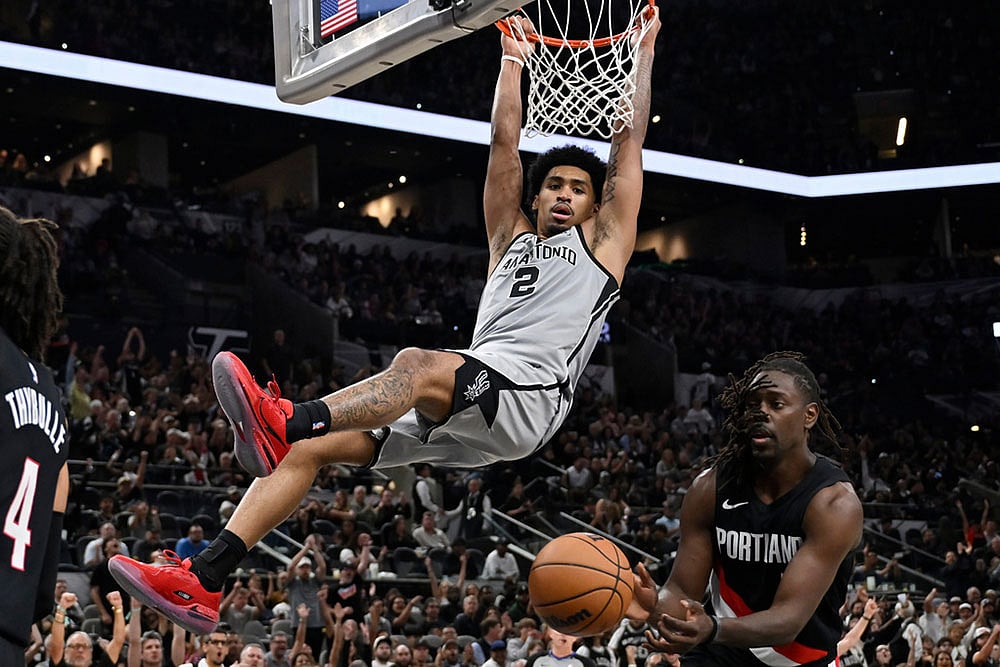 NBA Basketball: Portland Trail Blazers vs San Antonio Spurs