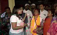 ANI Screengrab  : Speaking to reporters after filing her nomination, she said her sole aim is to oust the TMC regime in West Bengal