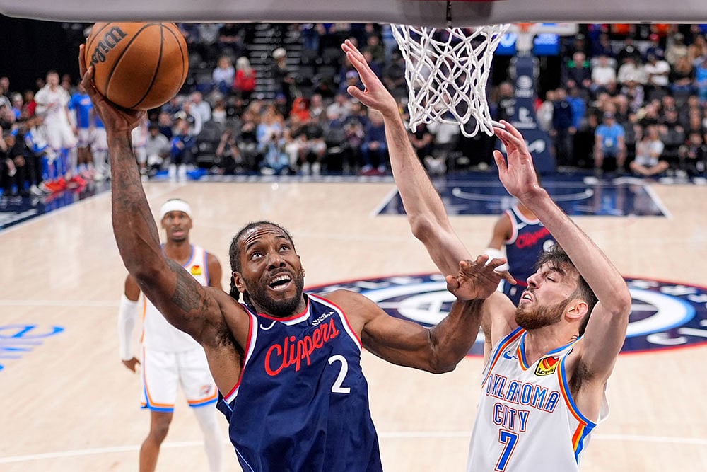 NBA Basketball: Los Angeles Clippers vs Oklahoma City Thunder