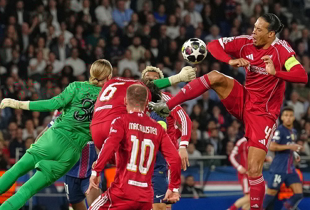 Paris Saint-Germain vs Liverpool Champions League quarterfinal match-Virgil van Dijk