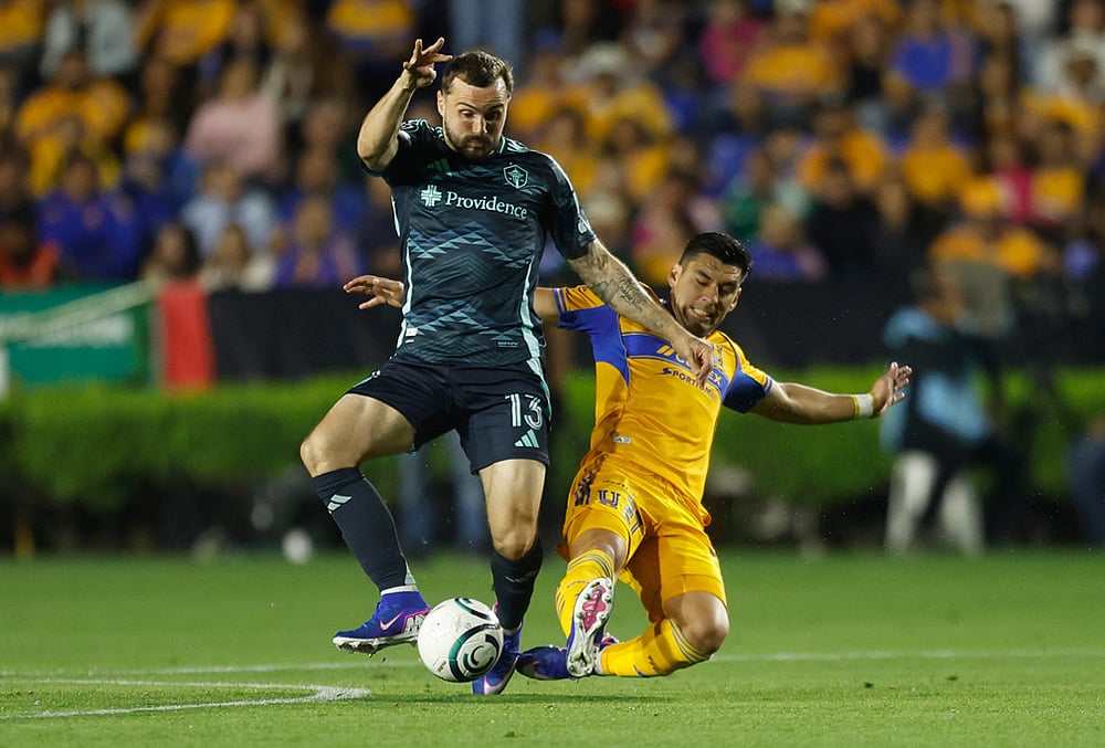 Tigres UANL Vs Seattle Sounders Concacaf champions cup 2026 quarter-final-Jesus Angulo