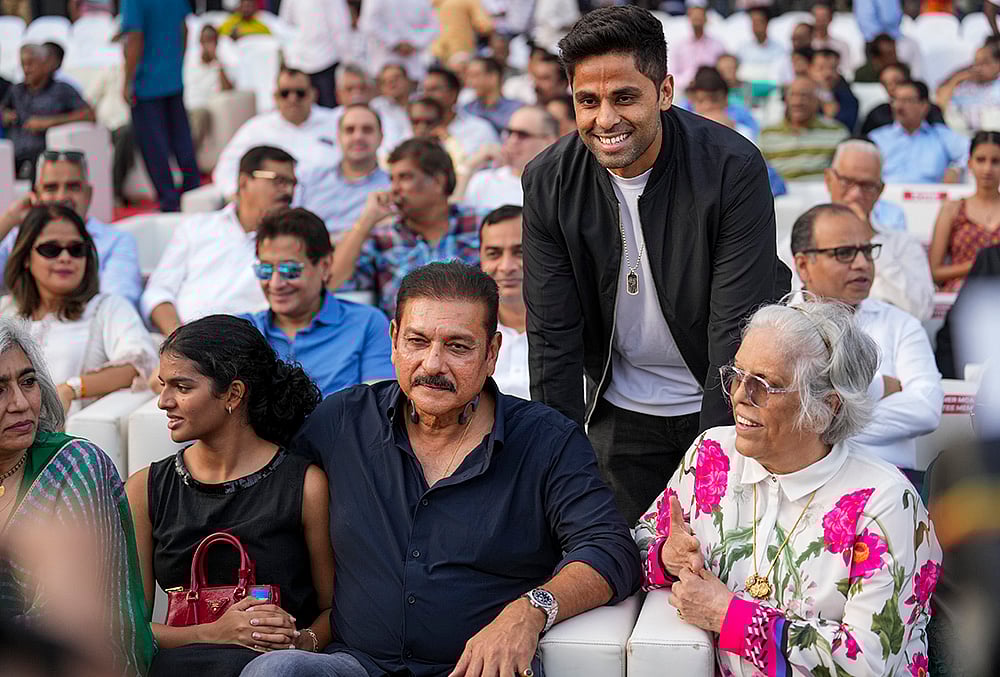 Ravi Shastri Stand unveiled at Wankhede Stadium