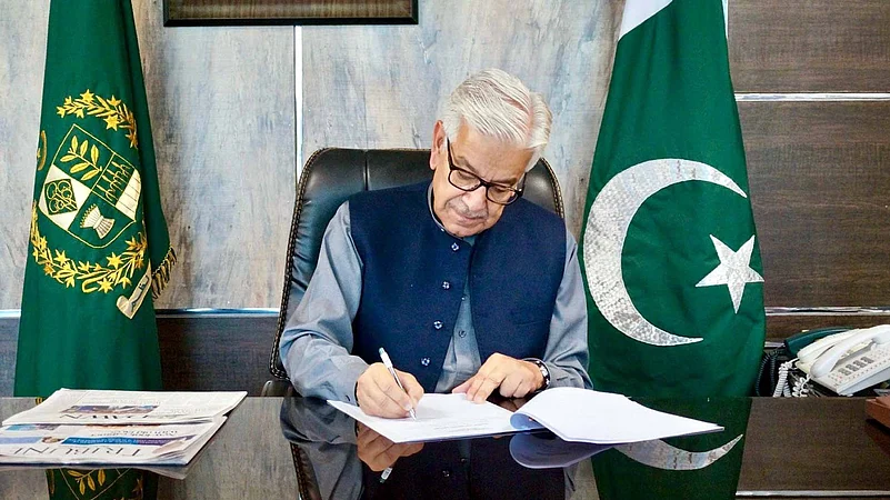 Pakistan Defence Minister Khawaja Asif