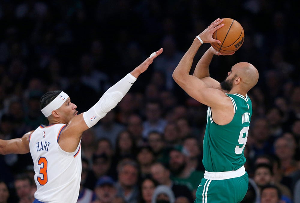 New York Knicks Vs Boston Celtics nba basketball-Josh Hart