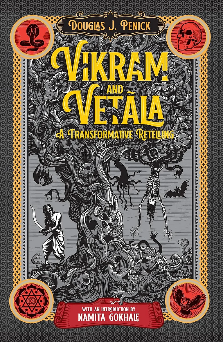 Vikram and Vetala - A Transformative Retelling: The prose is lush and immersive, painting cemeteries, moonlit landscapes, and tense moral gambles in vivid, colourful detail. - HarperCollins India
