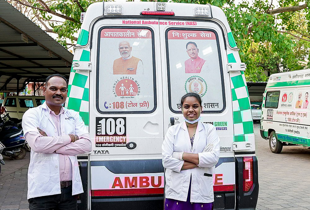 375 new ambulances rolled out in Chhattisgarh
