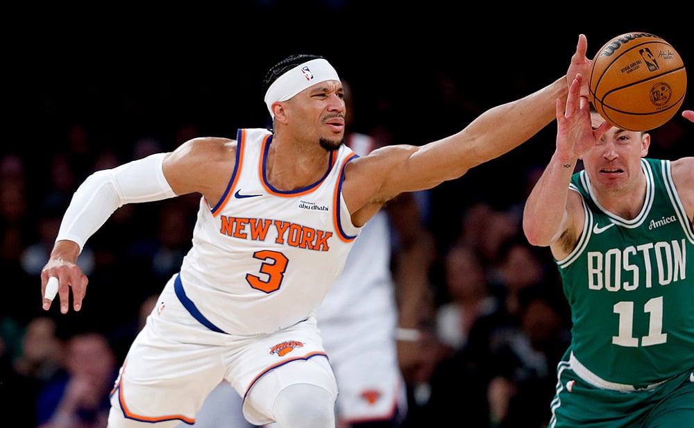 New York Knicks Vs Boston Celtics nba basketball-Josh Hart