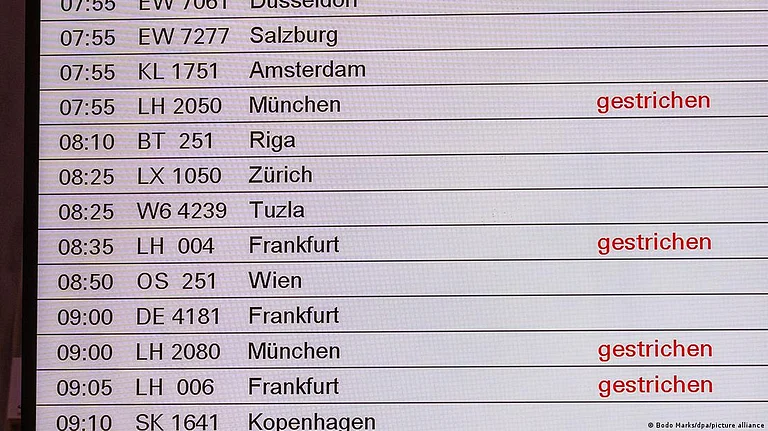 Lufthansa Cabin Crew Strike Grounds Hundreds Of Flights Across Germany - Vernon Yuen/Nexpher Images/ZUMA/picture alliance