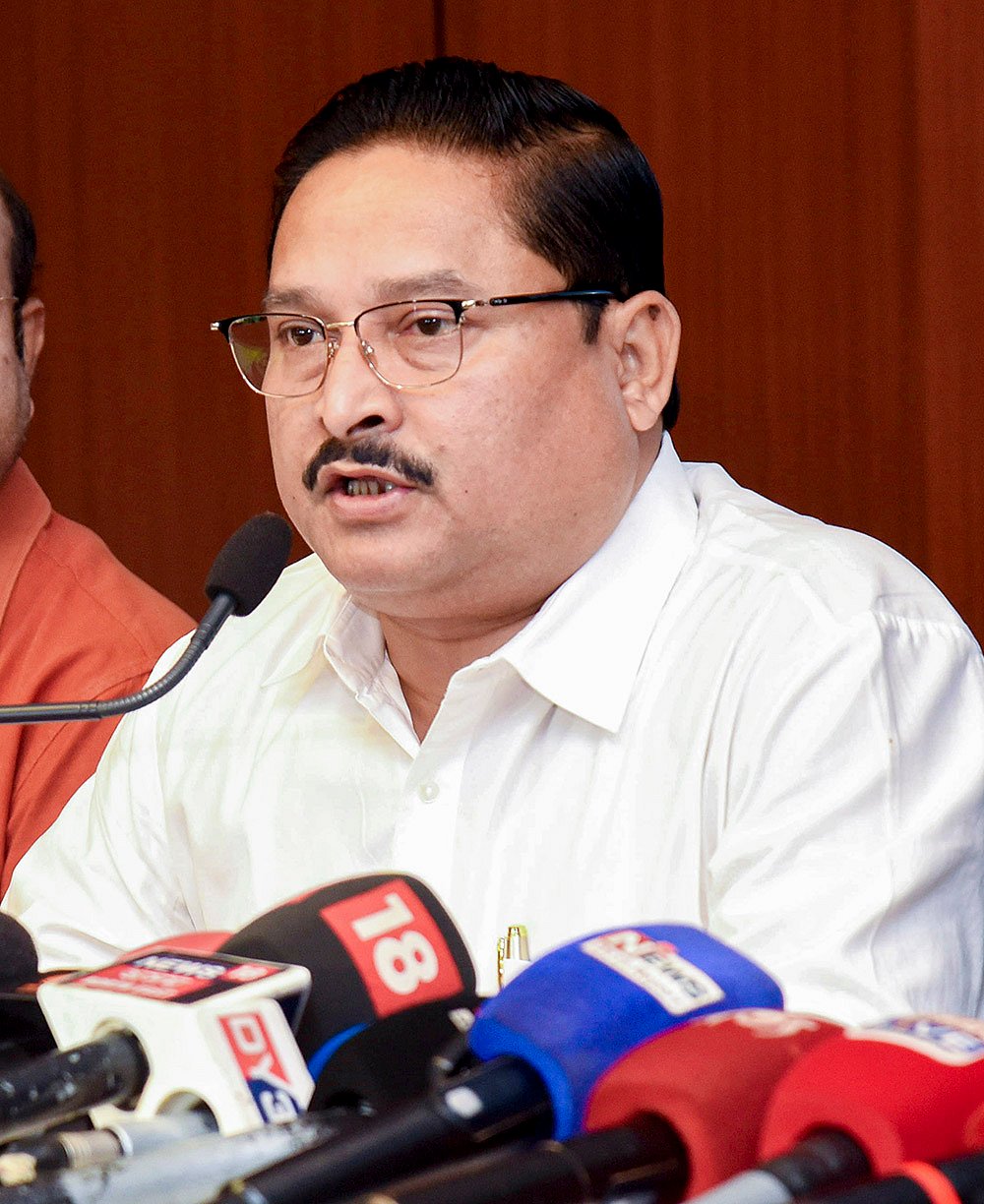 Assam polls: Dilip Saikia addresses media in Guwahati