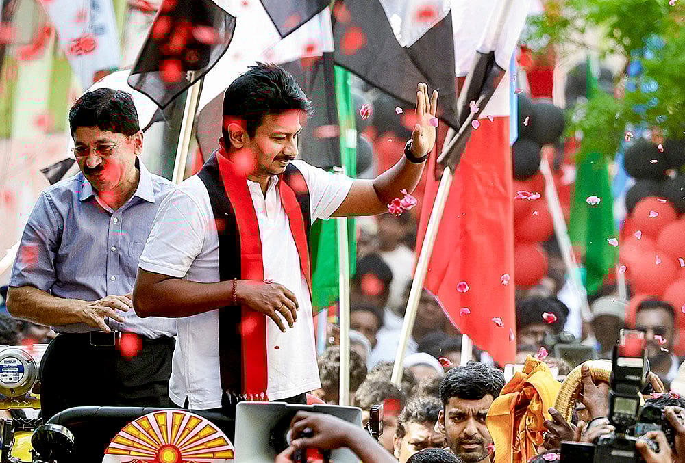 TN polls: Udhayanidhi Stalin campaigns