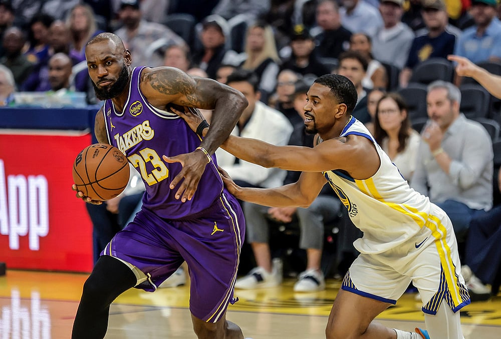 Golden State Warriors Vs Los Angeles Lakers nba game-DeAnthony Melton
