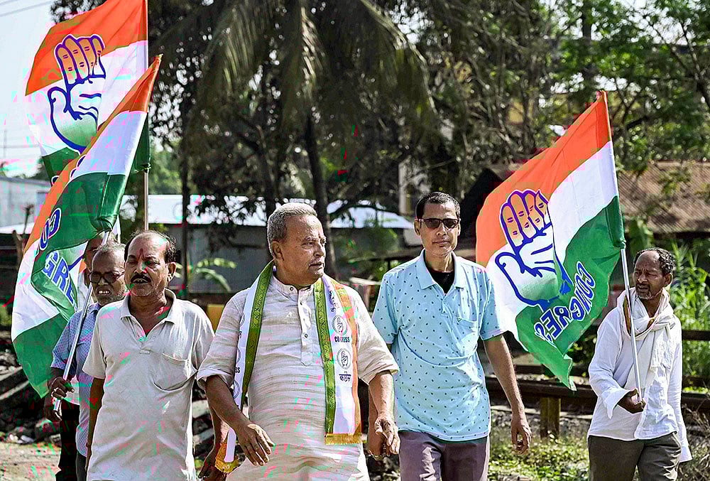 WB polls: Cong candidate campaign in Nadia