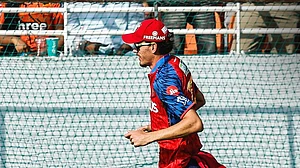 PunjabKingsIPL/X : Marco Jansen celebrating after taking the catch of Ishan Kishan during PBKS vs SRH IPL 2026 match at Mullanpur.
