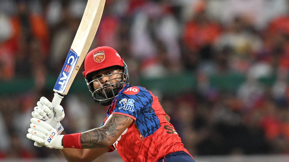 Shreyas Iyer in action against Sunrisers Hyderabad in IPL 2026 clash at Mullanpur.  - AP Photo 